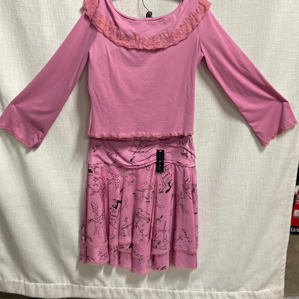 ECI skirt and shirt